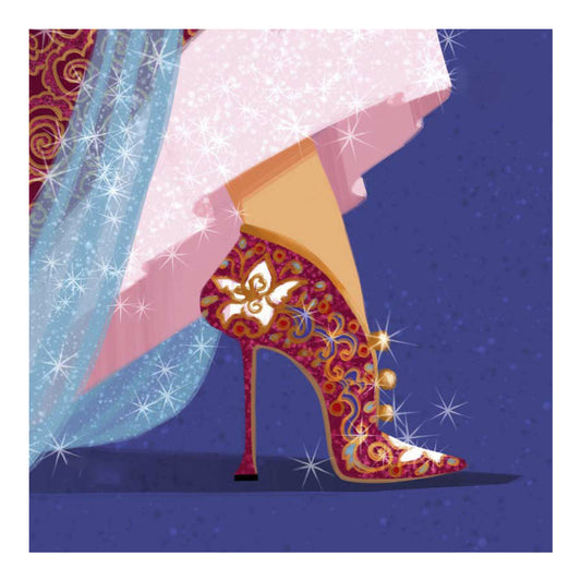 Princess High Heels - Full Round Drill Diamond Painting 30*30CM