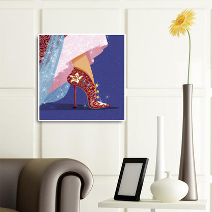 Princess High Heels - Full Round Drill Diamond Painting 30*30CM
