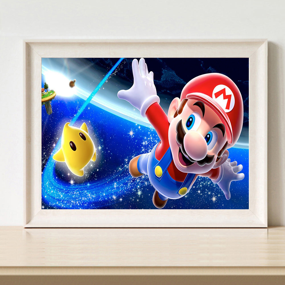 Mario - Full Round Drill Diamond Painting 40*30CM