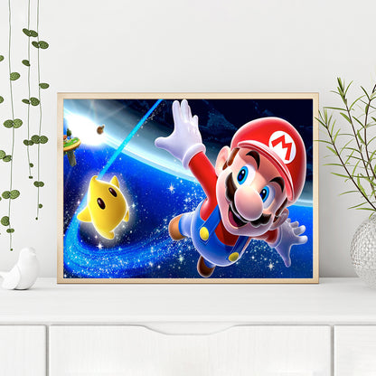 Mario - Full Round Drill Diamond Painting 40*30CM