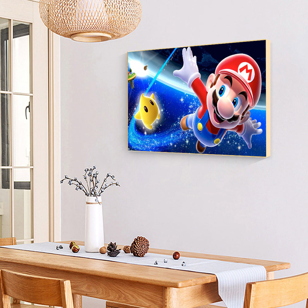 Mario - Full Round Drill Diamond Painting 40*30CM