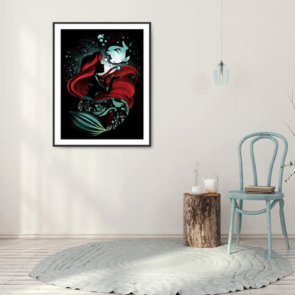 Princess Silhouette - Full Round Drill Diamond Painting 40*50CM