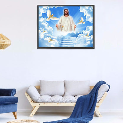 Jesus - Full Round Drill Diamond Painting 40*30CM