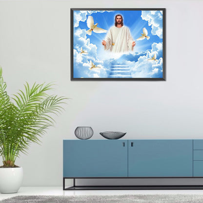 Jesus - Full Round Drill Diamond Painting 40*30CM