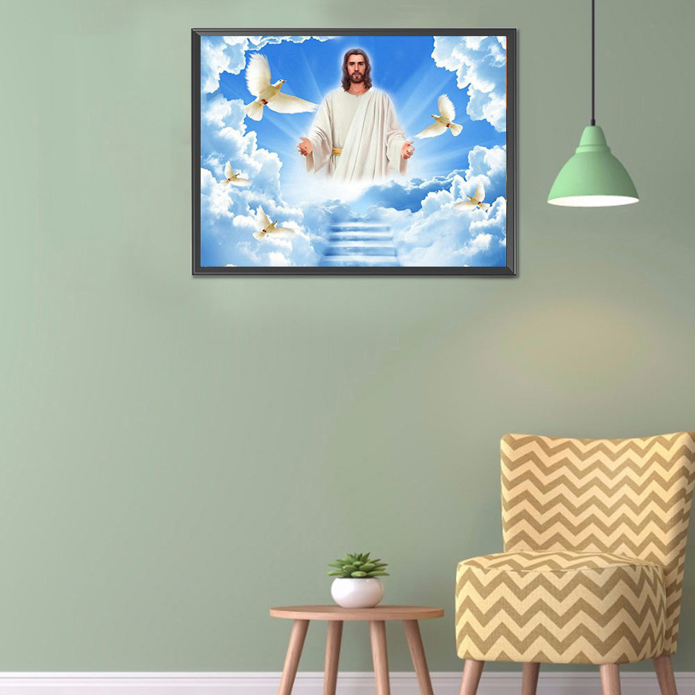 Jesus - Full Round Drill Diamond Painting 40*30CM