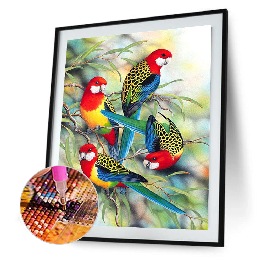 Bird - Full Square Drill Diamond Painting 30*40CM