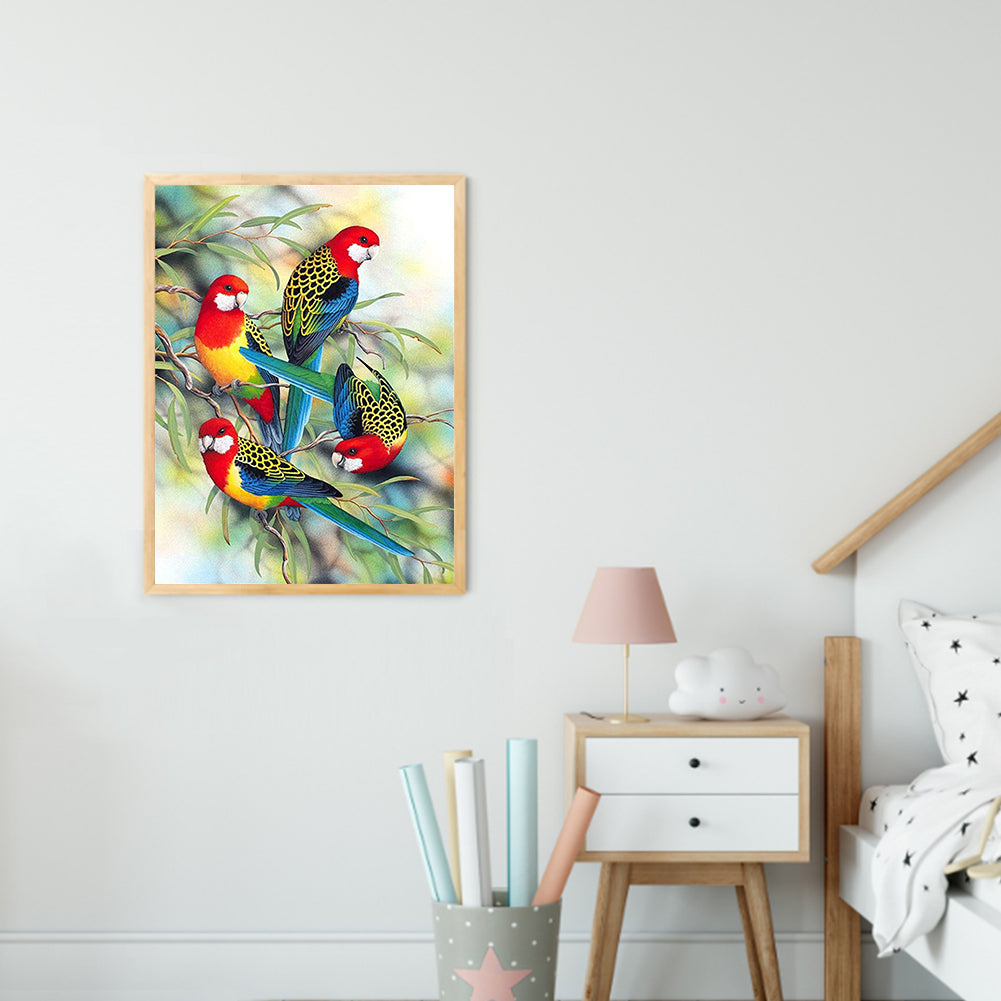 Bird - Full Square Drill Diamond Painting 30*40CM