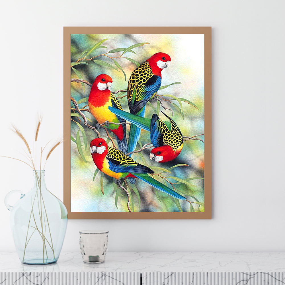 Bird - Full Square Drill Diamond Painting 30*40CM