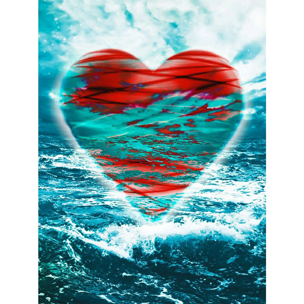 Sea ??Love - Full Round Drill Diamond Painting 30*40CM