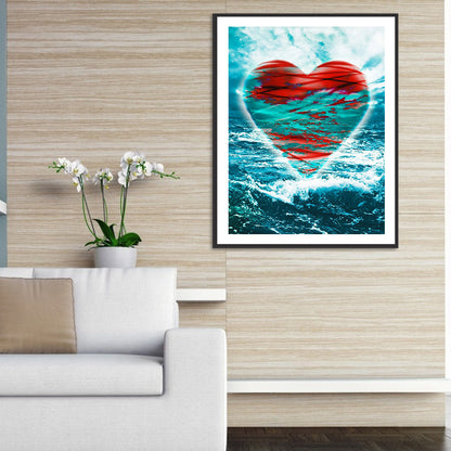 Sea ??Love - Full Round Drill Diamond Painting 30*40CM