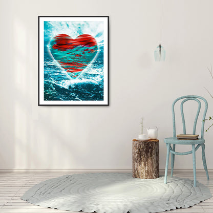 Sea ??Love - Full Round Drill Diamond Painting 30*40CM