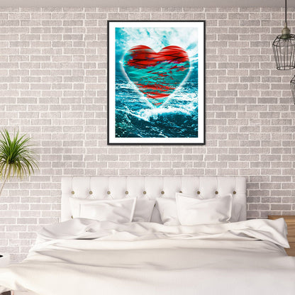 Sea ??Love - Full Round Drill Diamond Painting 30*40CM