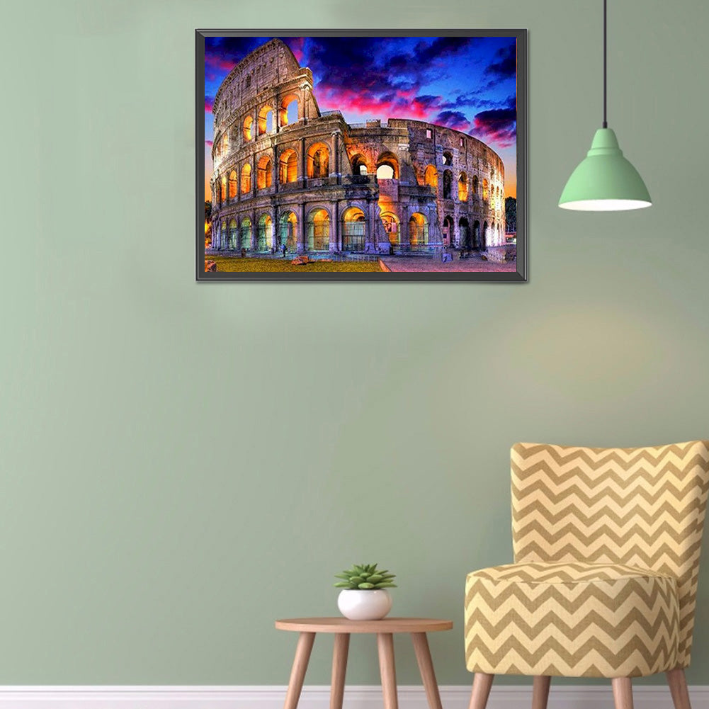 Colosseum - Full Round Drill Diamond Painting 50*40CM