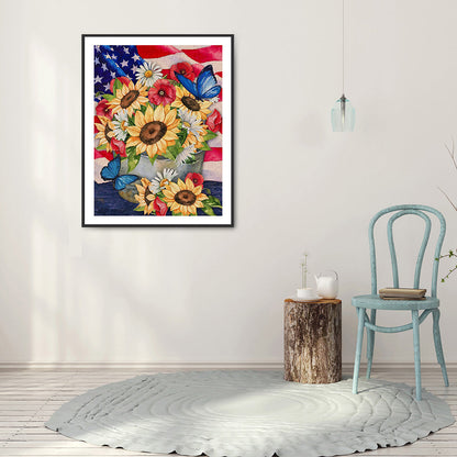 Sunflower - Full Round Drill Diamond Painting 30*40CM