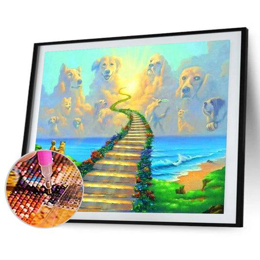 Landscape - Full Round Drill Diamond Painting 40*30CM
