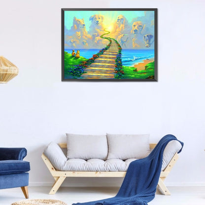 Landscape - Full Round Drill Diamond Painting 40*30CM