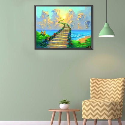 Landscape - Full Round Drill Diamond Painting 40*30CM