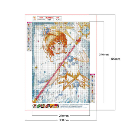 Cardcaptor Sakura - Full Round Drill Diamond Painting 30*40CM