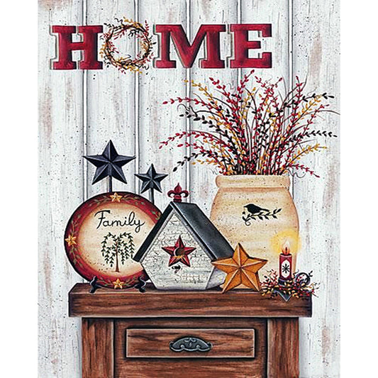 Flowerpot - Full Square Drill Diamond Painting 40*50CM