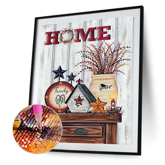 Flowerpot - Full Square Drill Diamond Painting 40*50CM