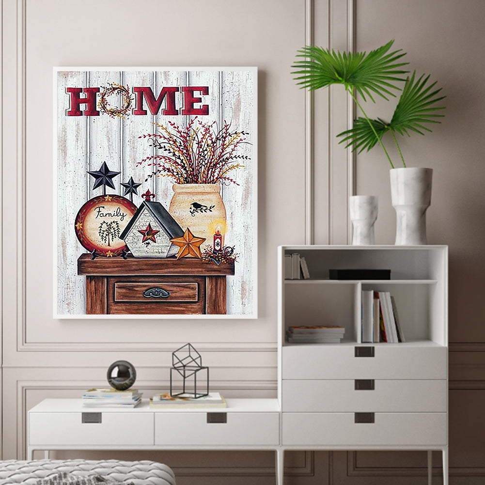 Flowerpot - Full Square Drill Diamond Painting 40*50CM