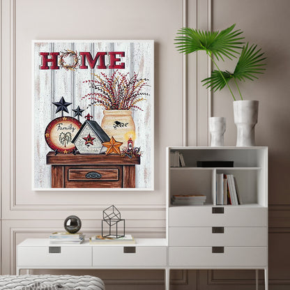 Flowerpot - Full Square Drill Diamond Painting 40*50CM