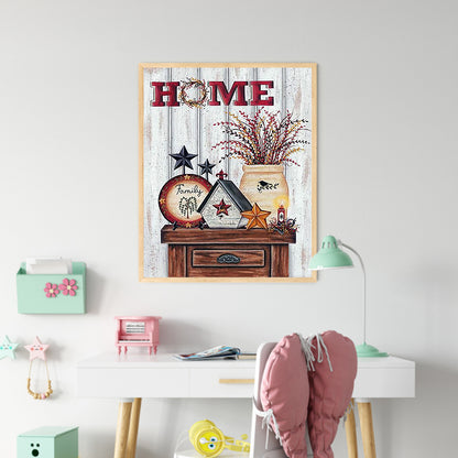 Flowerpot - Full Square Drill Diamond Painting 40*50CM