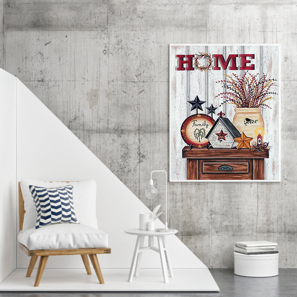 Flowerpot - Full Square Drill Diamond Painting 40*50CM