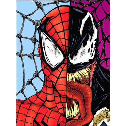 Marvel Animation - Full Round Drill Diamond Painting 30*40CM