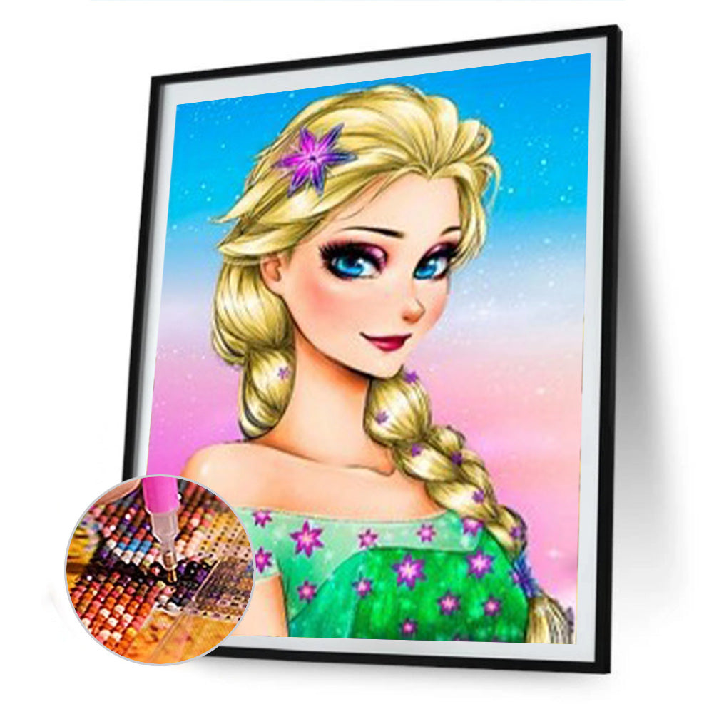 Disney Princess 30*40CM(Canvas) Full Round Drill Diamond Painting