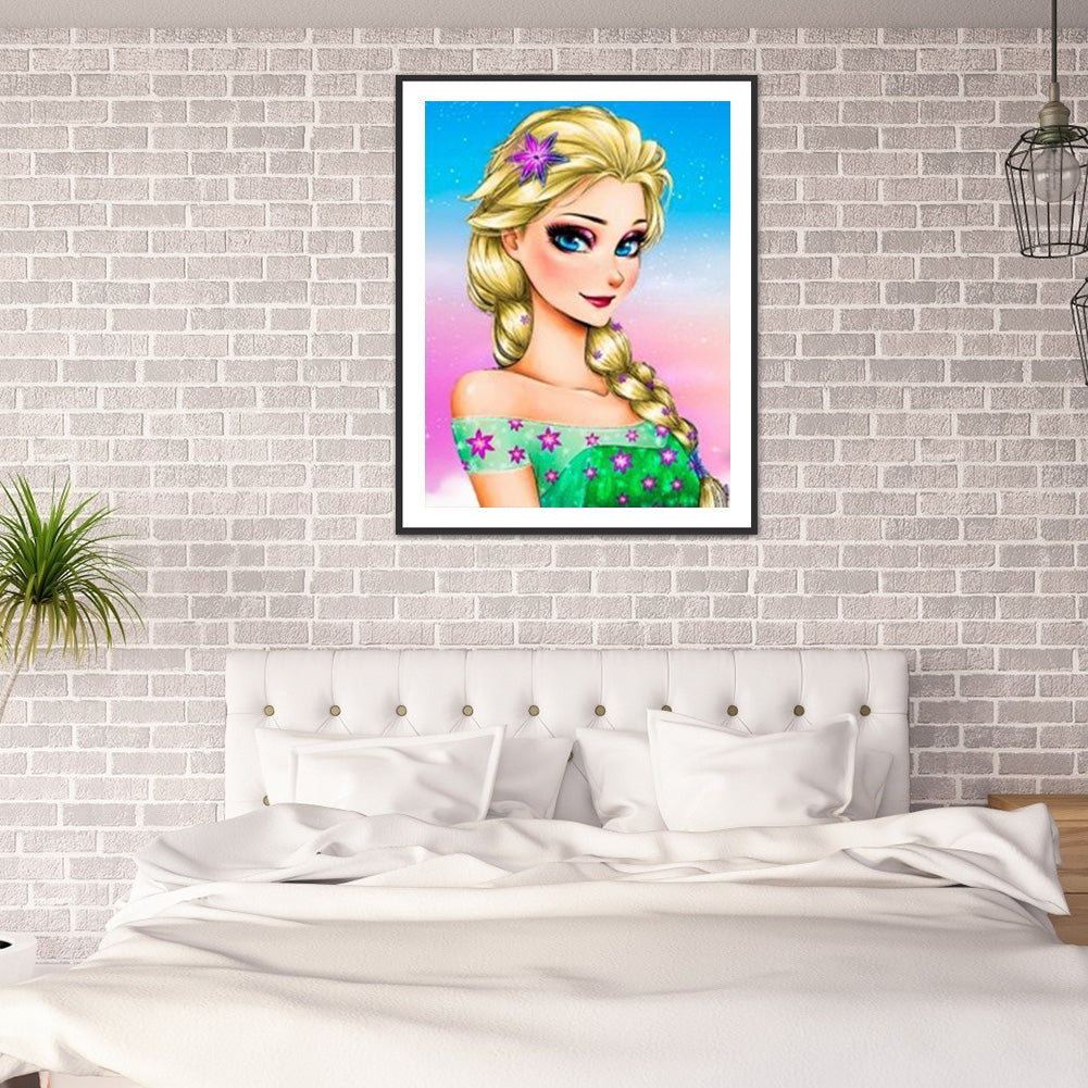 Disney Princess 30*40CM(Canvas) Full Round Drill Diamond Painting