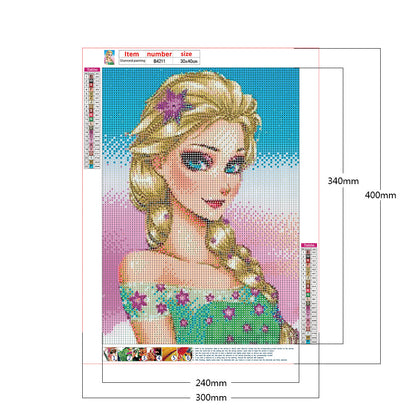 Disney Princess 30*40CM(Canvas) Full Round Drill Diamond Painting