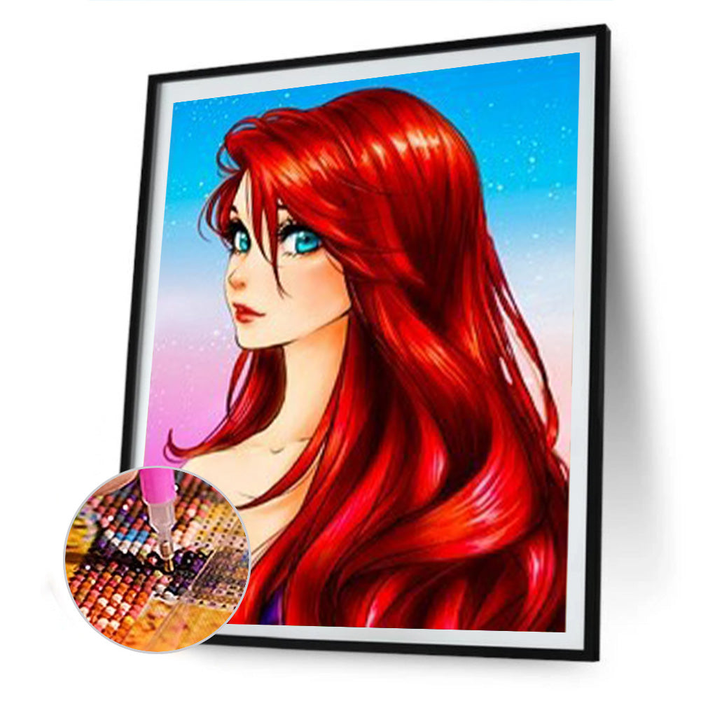 Disney Princess 30*40CM(Canvas) Full Round Drill Diamond Painting