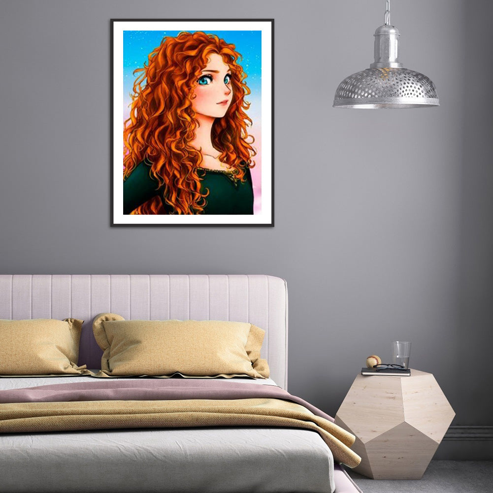 Disney Princess 30*40CM(Canvas) Full Round Drill Diamond Painting