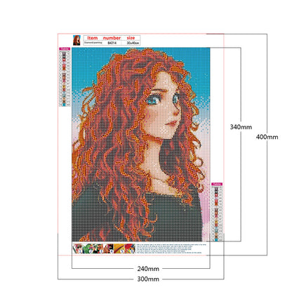 Disney Princess 30*40CM(Canvas) Full Round Drill Diamond Painting