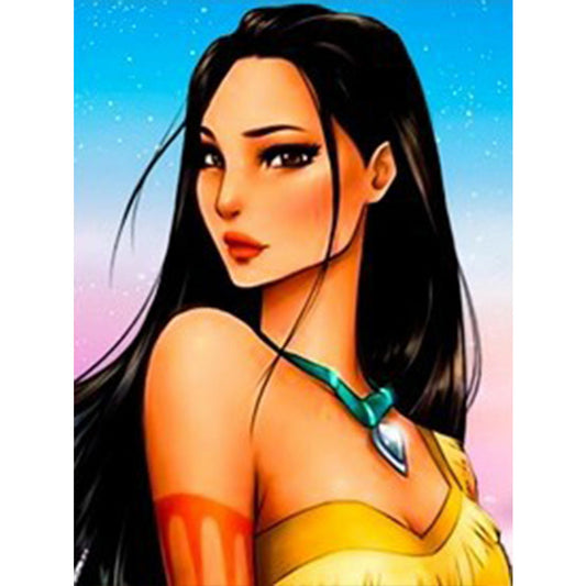 Disney Princess 30*40CM(Canvas) Full Round Drill Diamond Painting