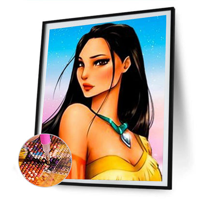 Disney Princess 30*40CM(Canvas) Full Round Drill Diamond Painting