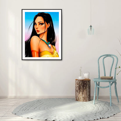 Disney Princess 30*40CM(Canvas) Full Round Drill Diamond Painting