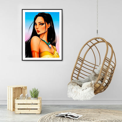 Disney Princess 30*40CM(Canvas) Full Round Drill Diamond Painting