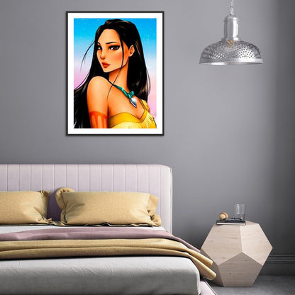 Disney Princess 30*40CM(Canvas) Full Round Drill Diamond Painting