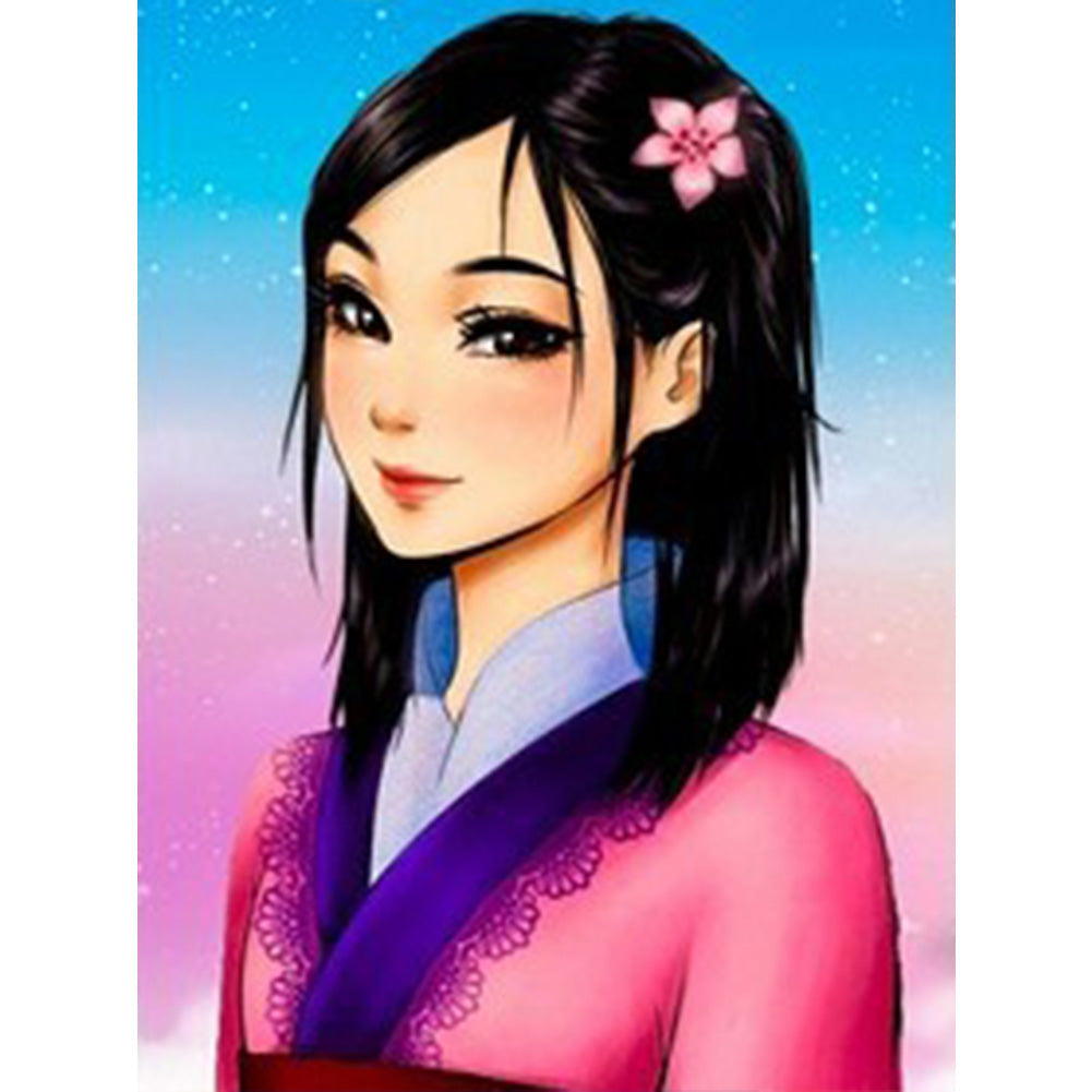 Disney Princess 30*40CM(Canvas) Full Round Drill Diamond Painting