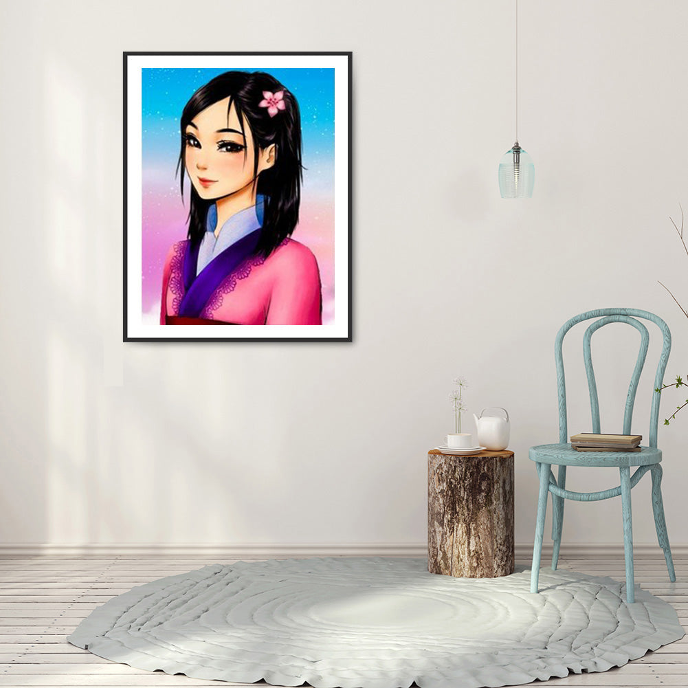 Disney Princess 30*40CM(Canvas) Full Round Drill Diamond Painting