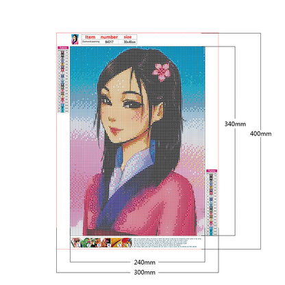 Disney Princess 30*40CM(Canvas) Full Round Drill Diamond Painting