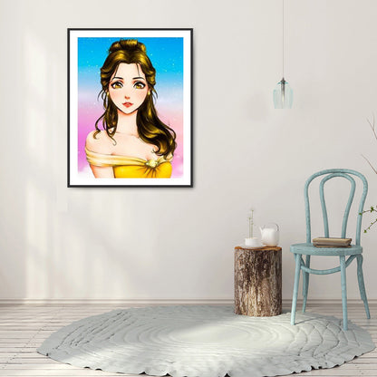 Disney Princess 30*40CM(Canvas) Full Round Drill Diamond Painting