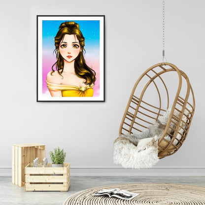 Disney Princess 30*40CM(Canvas) Full Round Drill Diamond Painting