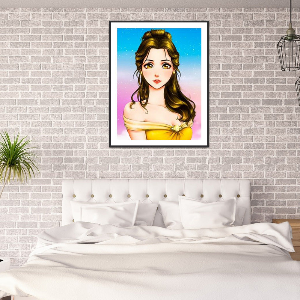 Disney Princess 30*40CM(Canvas) Full Round Drill Diamond Painting