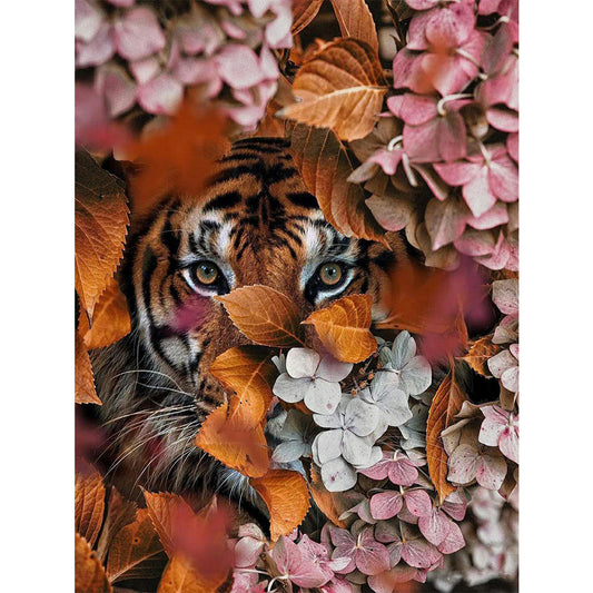 Tiger - Full Round Drill Diamond Painting 30*40CM