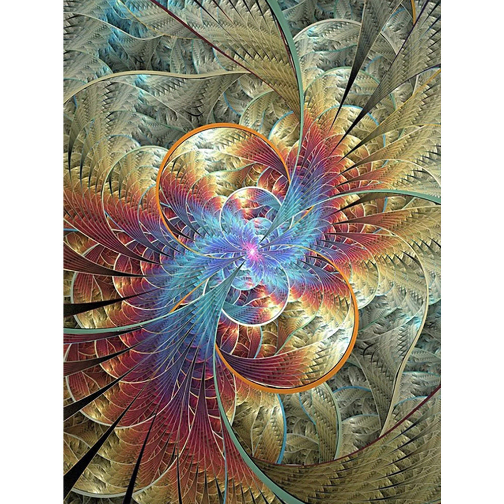 Symmetrical Pattern - Full Square Drill Diamond Painting 50*60CM