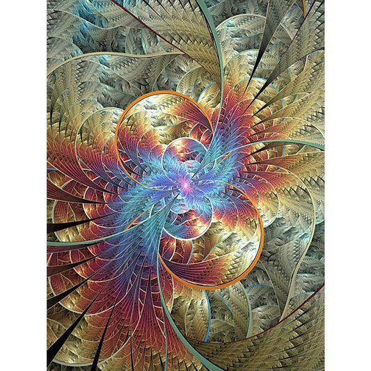 Symmetrical Pattern - Full Square Drill Diamond Painting 50*60CM