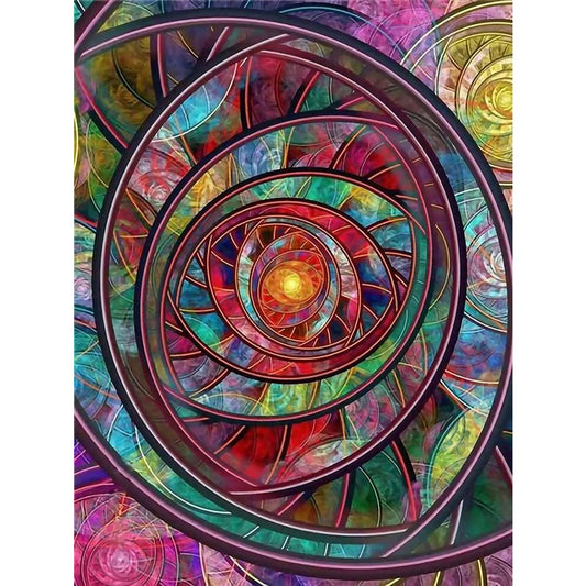 Symmetrical Pattern - Full Square Drill Diamond Painting 50*60CM